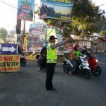 Polsek Pujon Polres Batu Laksanakan Giat Poros Pagi