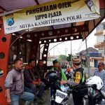 Sambang Kemitraan Bhabin Polsek Batu Polres Batu Dengan Kelompok Ojek