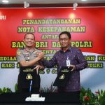 Bri dan Polri Laksanakan Giat Penandatangan Nota Kesepahaman