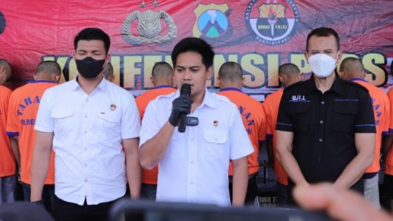 Polisi Amankan Belasan Pesilat dari 3 Perguruan di Kediri