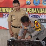 Kapolres Lamongan Bersama Forkopimda Resmikan Kampung Bebas Narkoba