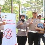 Peringati Hari Bhayangkara Ke-78, Satlantas Polres Batu Berbagi