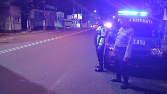 Giat Blue Light Patroll, Upaya Jaga Kondusifitas Wilayah Hukum Polres Batu Jelang Pilkada Tahun 2024