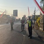 Tingkatkan Kamseltibcar Lantas, Satlantas Polres Batu Giatkan Strong Point Di Lokasi Padat Arus