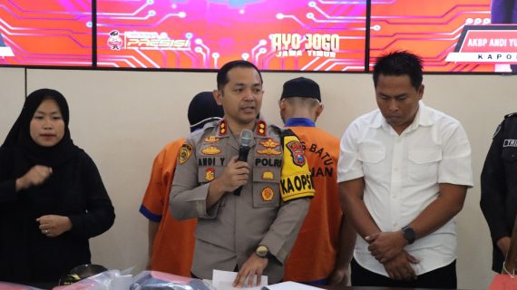 Polres Batu Amankan Sejoli Usai Kuburkan Janin Hasil Aborsi di Malang