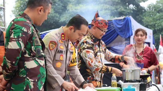 Kapolres Batu Hadiri BSFF, Ajang Promosi Kuliner Kreatif Di Kota Batu