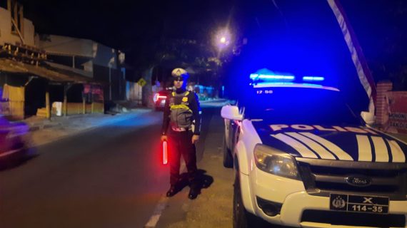 Giat Blue Light Patroll, Anggota Polres Batu Jaga Situasi Kamtibmas Di Wilayah Menjelang Pilkada Tahun 2024