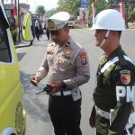 Polres Ponorogo Gelar Pemeriksaan Kendaraan Umum dan Angkutan Barang