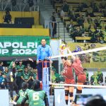 Tim Voli Putra Putri Polda Jatim Raih Kemenangan Perdana Kapolri Cup 2024 di Gresik*