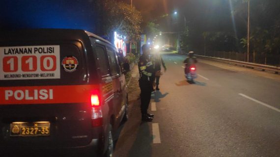 Anggota Polres Batu Giat Blue Light Patroll Jelang Pilkada Tahun 2024, Berharap Sitkamtibmas Aman Kondusif