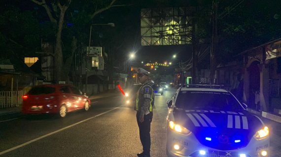 Personil Polres Batu Giat Blue Light Patroll Jelang Pilkada Tahun 2024, Berharap Sitkamtibmas Aman Kondusif