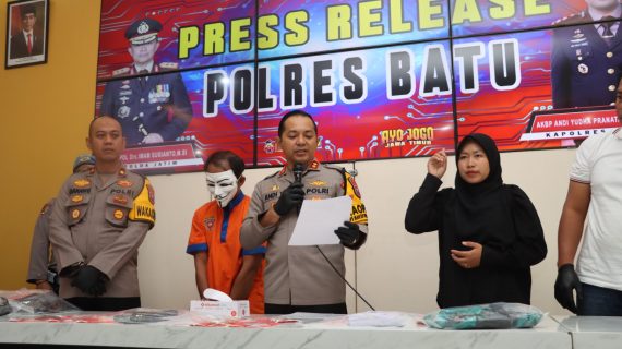 Kurang Dari 12 Jam Polres Batu Ungkap Kasus Penembakan di Temas, Pelaku Mengaku Bertindak karena Halusinasi