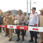 Pj Bupati Apresiasi Polres Mojokerto Bangun Pos Jaga dan Palang Pintu JPL Kereta Api