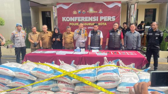 Polisi Berhasil Ungkap Penyalahgunaan Pupuk Bersubsidi Capai 2,8 Ton di Kota Pasuruan