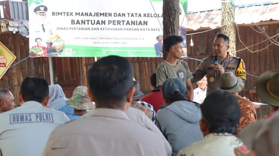 Kapolres Batu Bersama Dinas Pertanian Dorong Produktivitas Jagung di Kota Batu