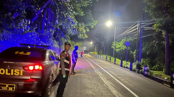 Polres Batu Intensifkan Blue Light Patrol, Untuk Jaga Keamanan Diwaktu Malam